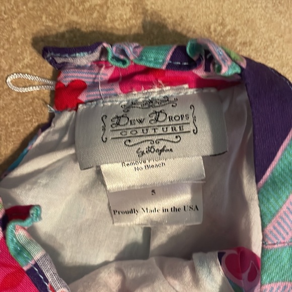 Multicolor girls dress 5T - Picture 3 of 4